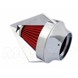 WKŁAD Z OBUDOWĄ CHROM DO STOŻKOWEGO FILTRA POWIETRZA HARLEY DAVIDSON HD ELECTRA GLIDE ULTRA CVO