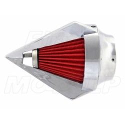 WKŁAD Z OBUDOWĄ CHROM DO STOŻKOWEGO FILTRA POWIETRZA SUZUKI M109R BOULEVARD