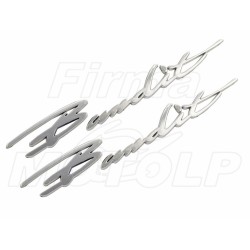 EMBLEMAT ZNACZEK NAKLEJKA 3D CHROM SUZUKI GSF 600 650 1200 1250 BANDIT