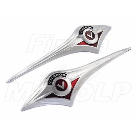 EMBLEMAT ZNACZEK NAKLEJKA 3D CHROM TWORZYWO ABS KAWASAKI VN 2000 VULCAN