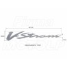 EMBLEMAT ZNACZEK NAKLEJKA 3D CHROM SILIKON SUZUKI DL 650 1000 1050 V-STROM