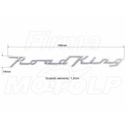 EMBLEMAT ZNACZEK NAKLEJKA HARLEY DAVIDSON FLHR FLHRXS FLHRC FLHP CVO ROAD KING