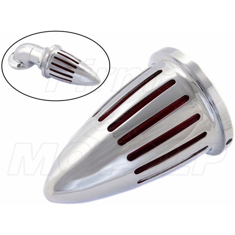 WKŁAD Z OBUDOWĄ CHROM DO STOŻKOWEGO FILTRA POWIETRZA HARLEY DAVIDSON HD DYNA TOURING
