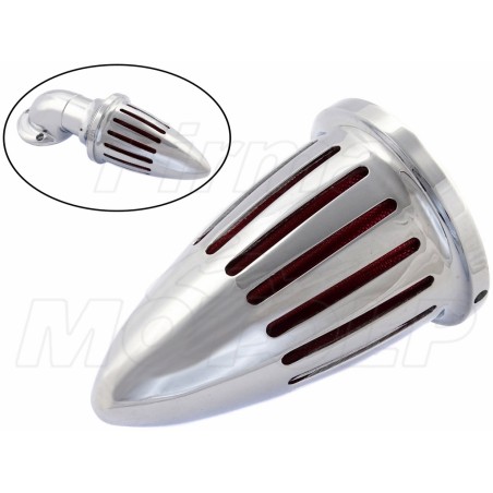 WKŁAD Z OBUDOWĄ CHROM DO STOŻKOWEGO FILTRA POWIETRZA HONDA VT 600 SHADOW