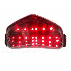 TYLNA LAMPA TYŁ LED CLEAR SUZUKI GSXR GSX-R GSX-R 600 750 rok produkcji 2004-2005 HOMOLOGACJA E11