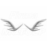 NAKŁADKI TYLNYCH GŁOŚNIKÓW TYŁ AKCENT CHROM PŁOMIEŃ HONDA GL 1800 GOLD WING 2012-2017