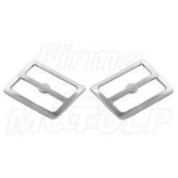 NAKŁADKI TYLNYCH GŁOŚNIKÓW TYŁ CHROM AKCENT HONDA GL 1800 GOLD WING roczniki 2001-2005