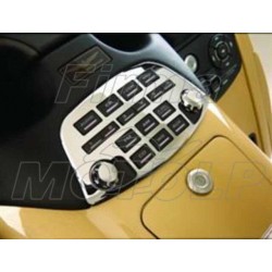 CHROMOWANA NAKŁADKA OSŁONA NA PANEL RADIA CHROM HONDA GL 1500 1800 GOLDWING