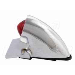 TYLNA LAMPA TYŁ OBUDOWA CHROM METAL UNIWERSALNA NA PŁASKĄ POWIERZNIĘ