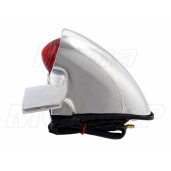 TYLNA LAMPA TYŁ OBUDOWA CHROM METAL UNIWERSALNA NA PŁASKĄ POWIERZNIĘ