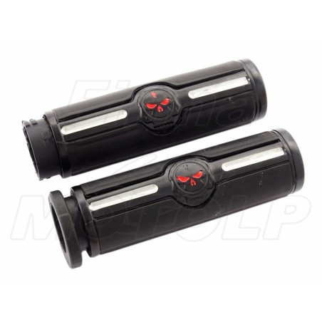 MANETKI MOTOCYKLOWE CALOWE CAL 25,4MM HARLEY DAVIDSON HD CHOPPER DRAG CZASZKA