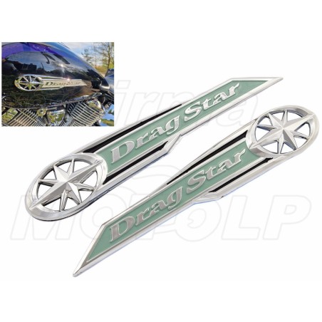 EMBLEMAT ZNACZEK NAKLEJKA NA ZBIORNIK YAMAHA XVS 125 250 650 1100 DRAG STAR