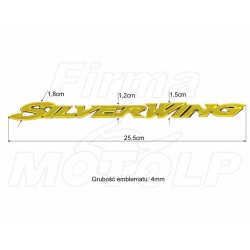 EMBLEMAT ZNACZEK NAKLEJKA LOGO HONDA GL 500 650 FJS 400 600 FCS SILVER WING