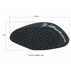 ANTYPOŚLIZGOWE OSŁONY BOCZNE TANK PADY SIDE GRIP SUZUKI GSX-R 1300 HAYABUSA roczniki 2008-2020