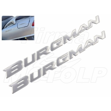 EMBLEMAT ZNACZEK NAKLEJKA 3D CHROM SUZUKI AN 125 200 400 650 BURGMAN