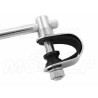 LUSTERKO CHROM METAL UCHWYT OBEJMA NA KIEROWNICĘ 22MM / 25,4MM 1 CAL