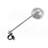 LUSTERKA CHROM METAL UCHWYT OBEJMA NA KIEROWNICĘ 22MM / 25,4MM 1 CAL