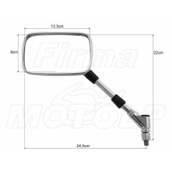 LUSTRA LUSTERKA CHROM KAWASAKI VN 1500 1600 1700 2000 VULCAN HOMOLOGACJA E4