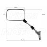 LUSTRA LUSTERKA CHROM HYOSUNG GV 125 250 GV125 GV250 HOMOLOGACJA E4