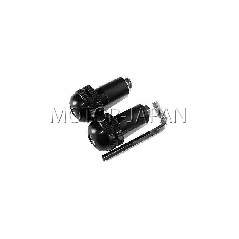 KONCOWKA KONCOWKI KIEROWNICY METALOWE CZARNE - GUMA ROZPOROWA