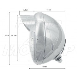 REFLEKTOR LAMPA YAMAHA XVS 650 1100 Z DASZKIEM HOMOLOGACJA E4