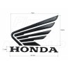EMBLEMAT ZNACZEK NAKLEJKA LOGO 3D SILIKON HONDA CB CBR GL VTR VFR NT VT -BIG