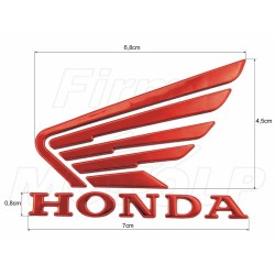 EMBLEMAT ZNACZEK NAKLEJKA LOGO 3D SILIKON HONDA CB CBR GL VTR VFR NT VT -SMALL