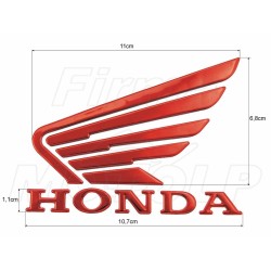 EMBLEMAT ZNACZEK NAKLEJKA LOGO 3D SILIKON HONDA CB CBR GL VTR VFR NT VT -BIG