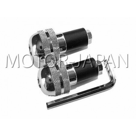 KONCOWKA KONCOWKI KIEROWNICY METALOWE CHROMOWANE - GUMA ROZPOROWA