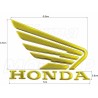 EMBLEMAT ZNACZEK NAKLEJKA LOGO 3D SILIKON HONDA CB CBR GL VTR VFR NT VT -SMALL