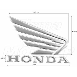 EMBLEMAT ZNACZEK NAKLEJKA LOGO 3D SILIKON HONDA CB CBR GL VTR VFR NT VT -SMALL