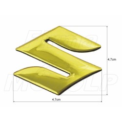 EMBLEMAT ZNACZEK NAKLEJKA 3D SILIKON "S" SUZUKI AN BURGMAN GSX GSX-R V-STROM DL SV M109 INTRUDER M50 SV TL
