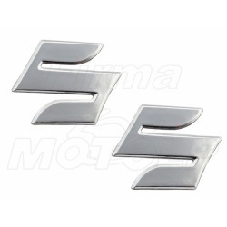 EMBLEMAT ZNACZEK NAKLEJKA 3D SILIKON "S" SUZUKI AN BURGMAN GSX GSX-R V-STROM DL SV M109 INTRUDER M50 SV TL