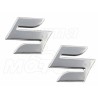 EMBLEMAT ZNACZEK NAKLEJKA 3D SILIKON "S" SUZUKI AN BURGMAN GSX GSX-R V-STROM DL SV M109 INTRUDER M50 SV TL
