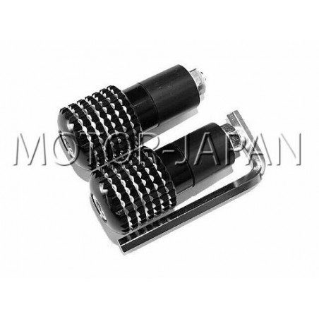 KONCOWKA KONCOWKI KIEROWNICY METALOWE CZARNE - GUMA ROZPOROWA