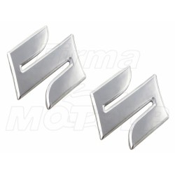 EMBLEMAT ZNACZEK NAKLEJKA 3D SILIKON "S" SUZUKI AN BURGMAN GSX GSX-R V-STROM DL SV M109 INTRUDER M50 SV TL