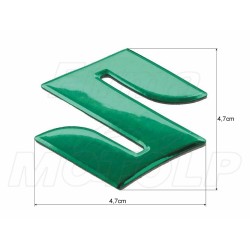 EMBLEMAT ZNACZEK NAKLEJKA 3D SILIKON "S" SUZUKI AN BURGMAN GSX GSX-R V-STROM DL SV M109 INTRUDER M50 SV TL
