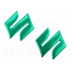 EMBLEMAT ZNACZEK NAKLEJKA 3D SILIKON "S" SUZUKI AN BURGMAN GSX GSX-R V-STROM DL SV M109 INTRUDER M50 SV TL