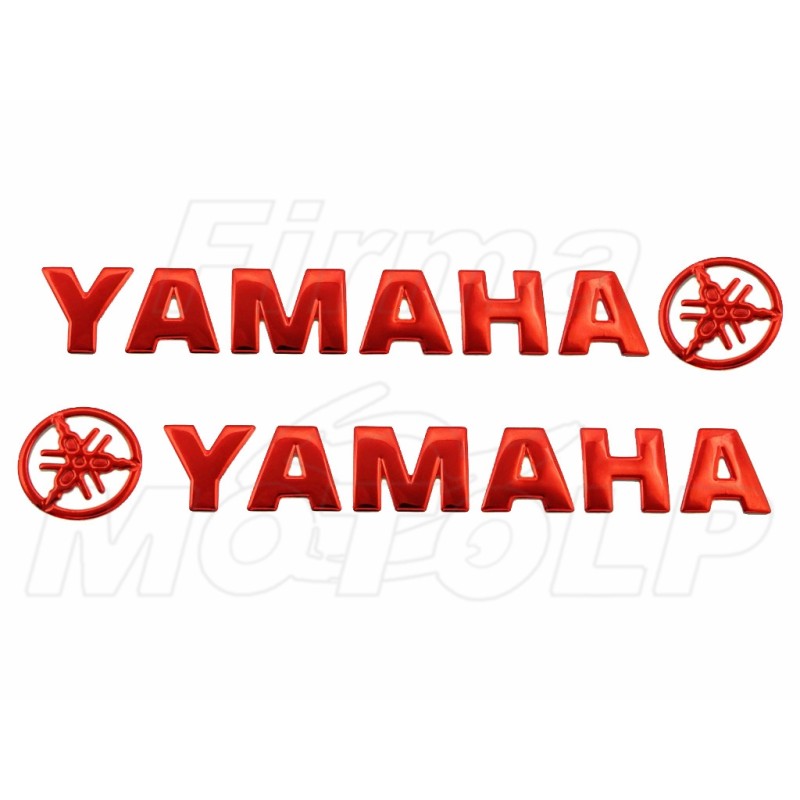 EMBLEMAT ZNACZEK NAKLEJKA 3D SILIKON YAMAHA FJR XT XTZ XV XVS YZF R6 R1 -SMALL