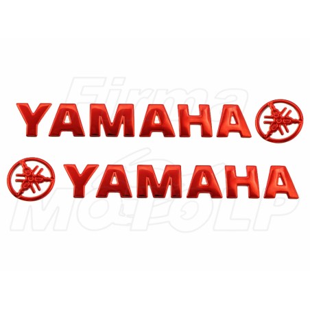 EMBLEMAT ZNACZEK NAKLEJKA 3D SILIKON YAMAHA FJR XT XTZ XV XVS YZF R6 R1 -SMALL