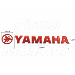 EMBLEMAT ZNACZEK NAKLEJKA 3D SILIKON YAMAHA FJR XT XTZ XV XVS YZF R6 R1 -SMALL