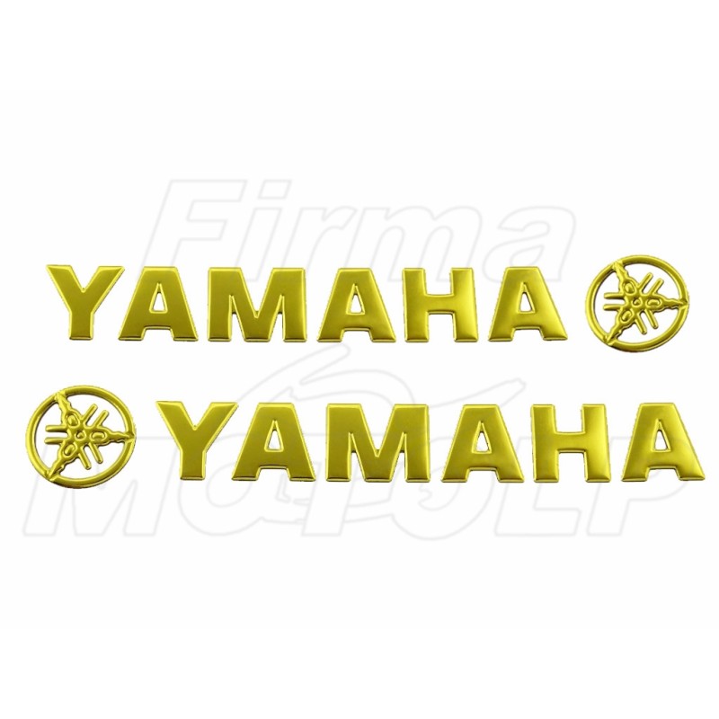 EMBLEMAT ZNACZEK NAKLEJKA 3D SILIKON YAMAHA FJR XT XTZ XV XVS YZF R6 R1 -SMALL