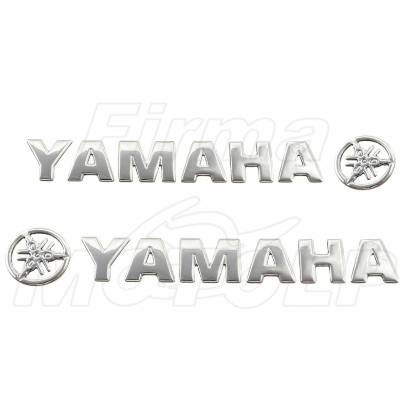EMBLEMAT ZNACZEK NAKLEJKA 3D SILIKON YAMAHA FJR XT XTZ XV XVS YZF R6 R1 -BIG