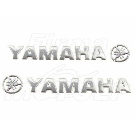 EMBLEMAT ZNACZEK NAKLEJKA 3D SILIKON YAMAHA FJR XT XTZ XV XVS YZF R6 R1 -BIG
