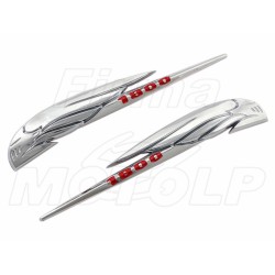EMBLEMAT ZNACZEK ORNAMENT CHROM NA ZBIORNIK BAK HONDA VTX 1800 VTX1800
