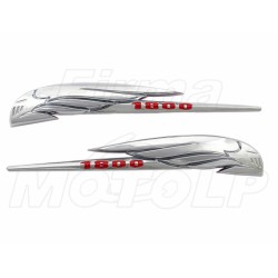 CHROMOWANY EMBLEMAT ZNACZEK ORNAMENT AKCENT HONDA GL 1800 GOLD WING