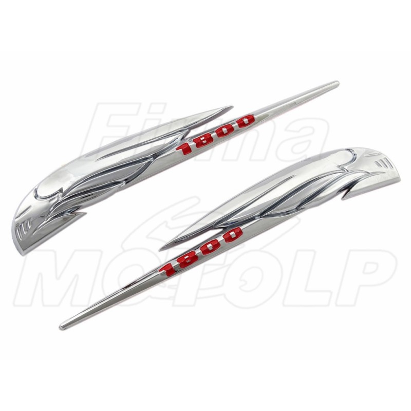 CHROMOWANY EMBLEMAT ZNACZEK ORNAMENT AKCENT HONDA GL 1800 GOLD WING