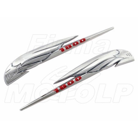 CHROMOWANY EMBLEMAT ZNACZEK ORNAMENT AKCENT HONDA GL 1800 GOLD WING