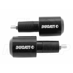 KOŃCÓWKI KIEROWNICY CIĘŻARKI CZARNE - DUCATI MONSTER SCRAMBLER HYPERMOTARD