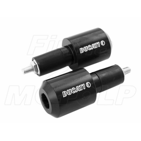 KOŃCÓWKI KIEROWNICY CIĘŻARKI CZARNE - DUCATI MONSTER SCRAMBLER HYPERMOTARD